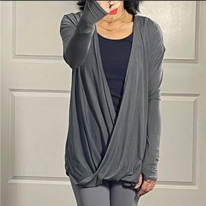 Zella Crossover Front Long Sleeve Top size XS NWOT